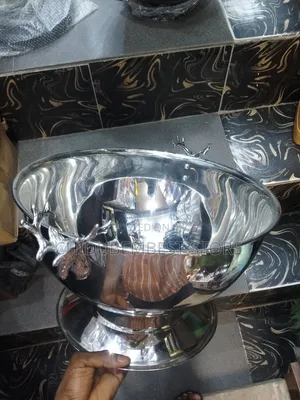 Silver Stainless Steel Champagne Bowl