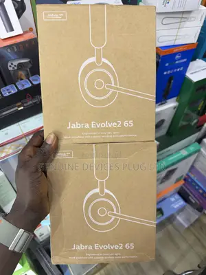 Jabra Evolve2 65 UC Wireless Headphones With Link380a, Stereo, Black