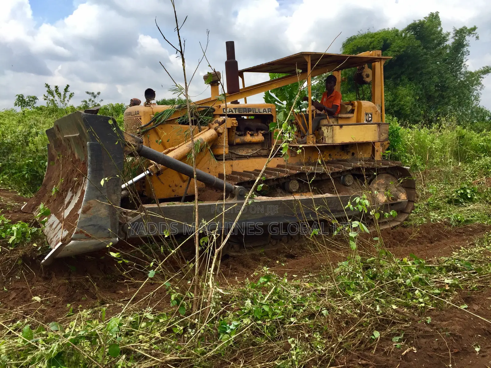 Bush Clearing With D8K Bulldozer