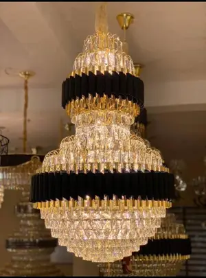 Top Luxury Crystal Stair Chandelier Lighting