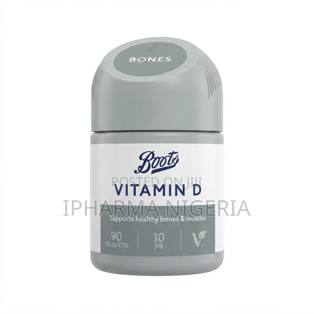 Boots Vitamin D 10μg - 90 Tablets (Bones Muscles Support)