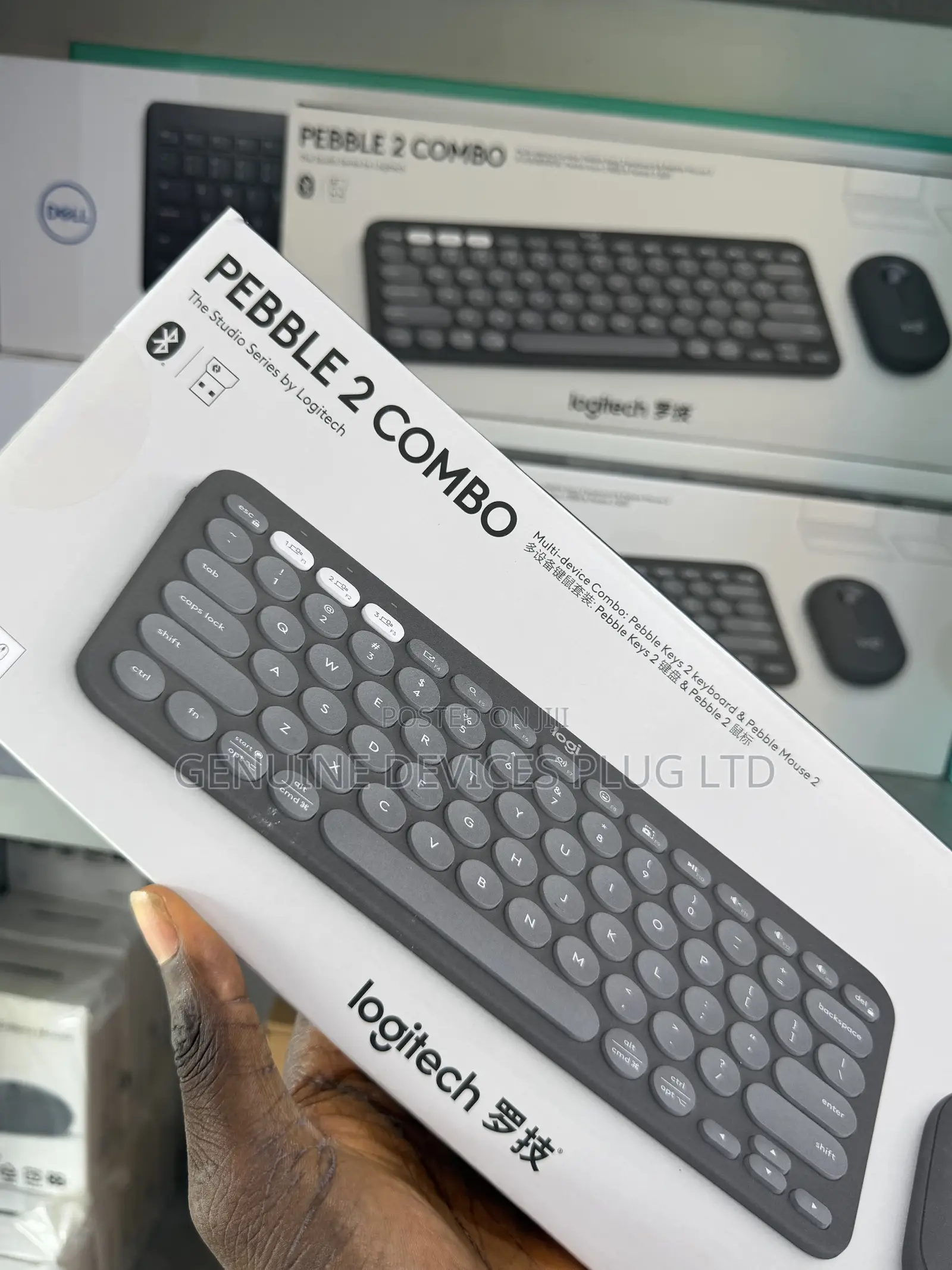 Logitech Pebble 2 Silent Compact Wireless Keyboard and Mouse Combo