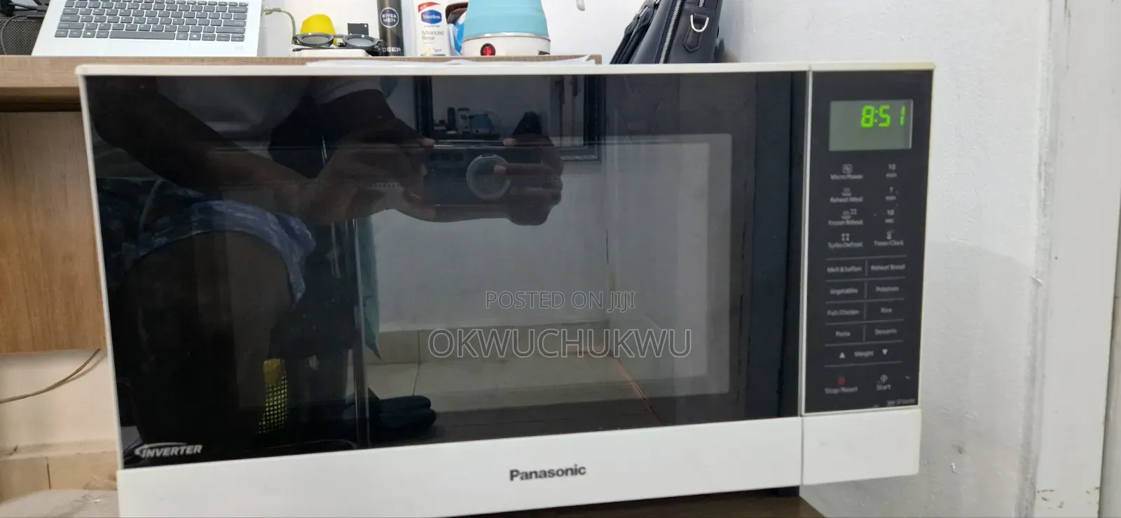 Panasonic 27L Inverter Flatbed Microwave – NN-SF564W