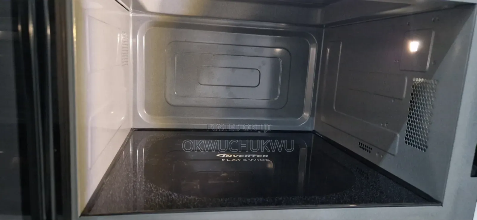 Panasonic 27L Inverter Flatbed Microwave – NN-SF564W