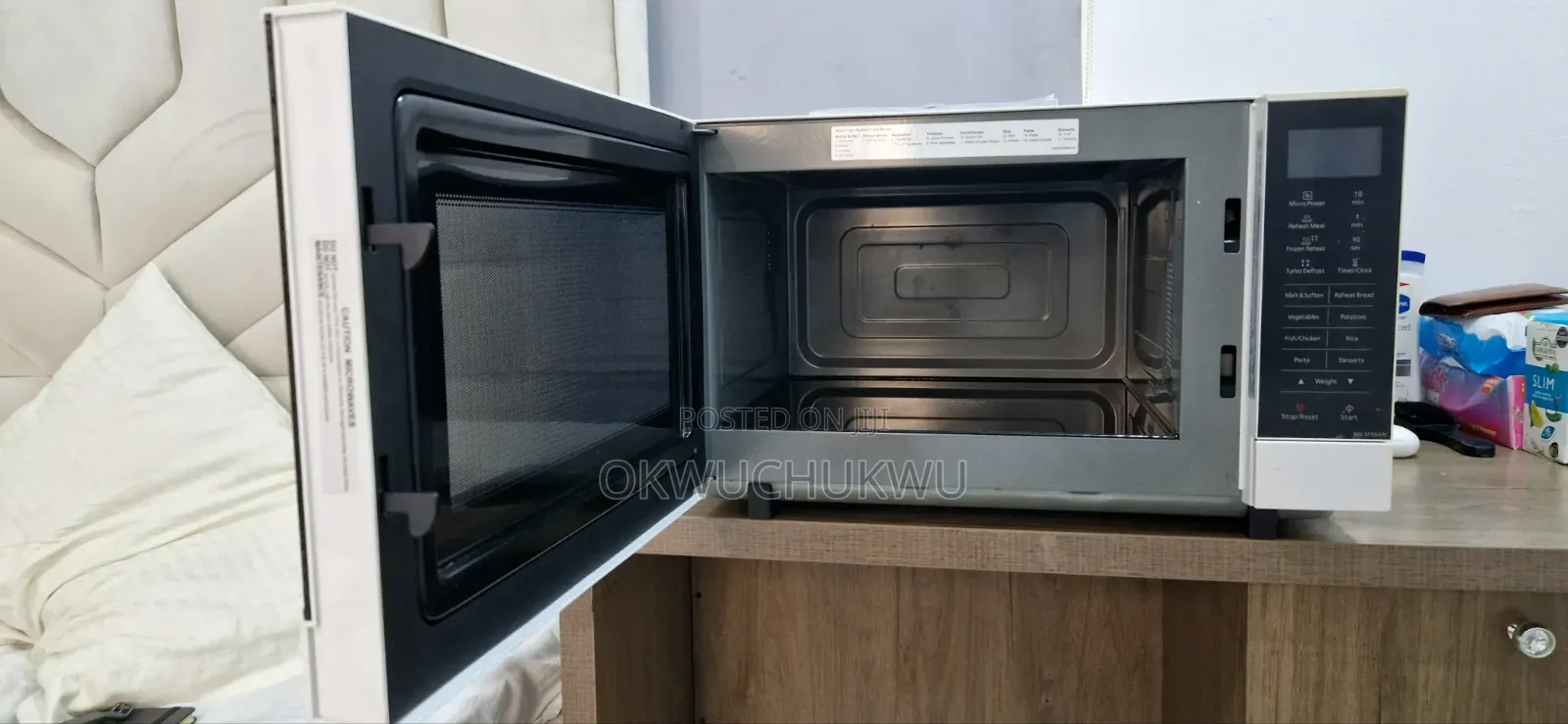 Panasonic 27L Inverter Flatbed Microwave – NN-SF564W