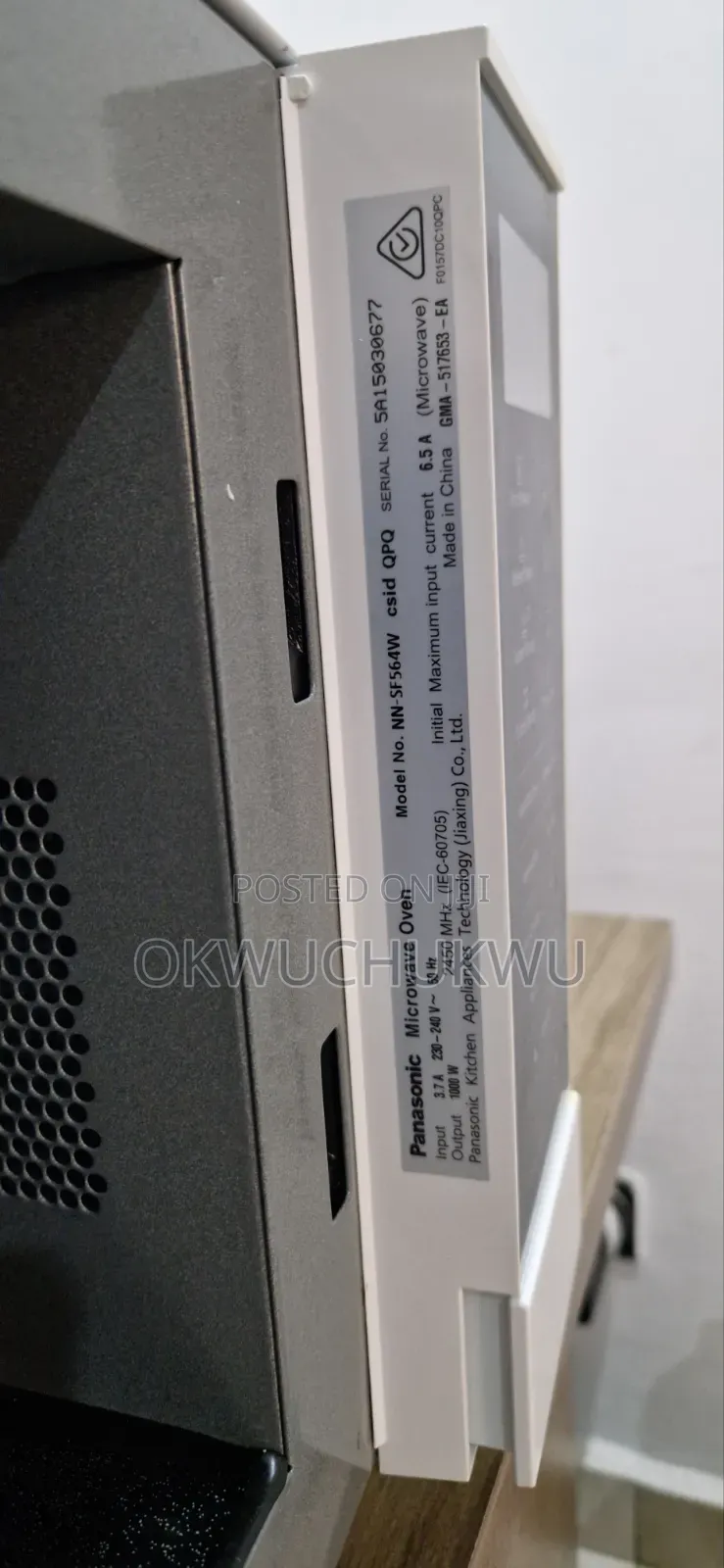 Panasonic 27L Inverter Flatbed Microwave – NN-SF564W