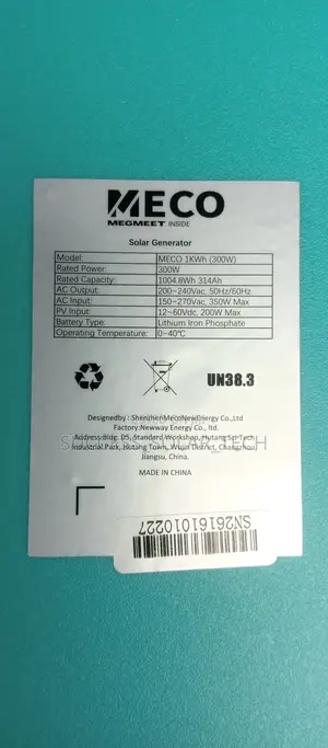 Meco Solar Generator