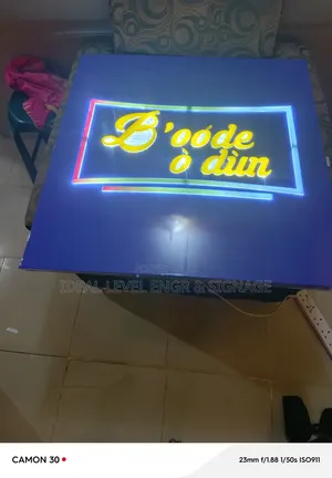 Indoor Illuminated Signage