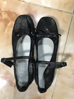 Women’s Black Burgundy Ballet Flats | Ladies Flat Shoes