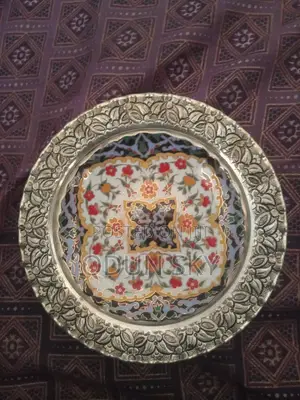 Vintage Güral Porselen Turkish Decorative Display Plate