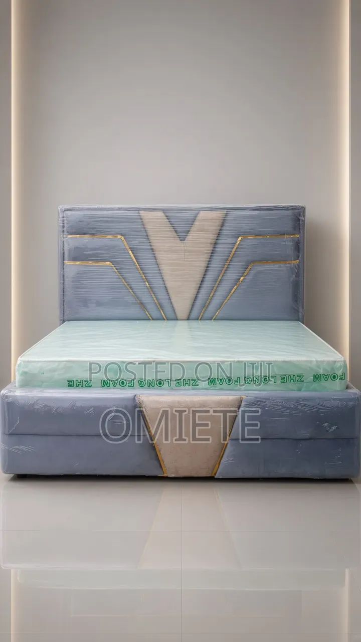 Luxury 6by6 Bedframe and Mattress Available