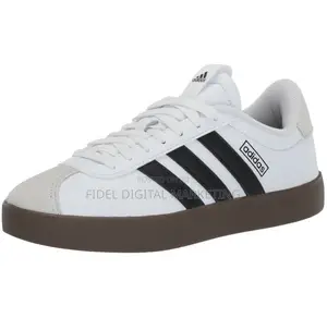 Adidas Mens VL Court 3 Sneaker Size 10 White Black Grey New
