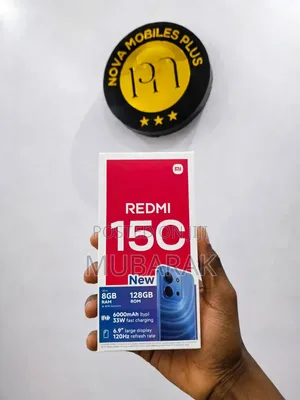 New Xiaomi Redmi 15C 4G 128 GB Black