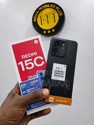 New Xiaomi Redmi 15C 4G 128 GB Black