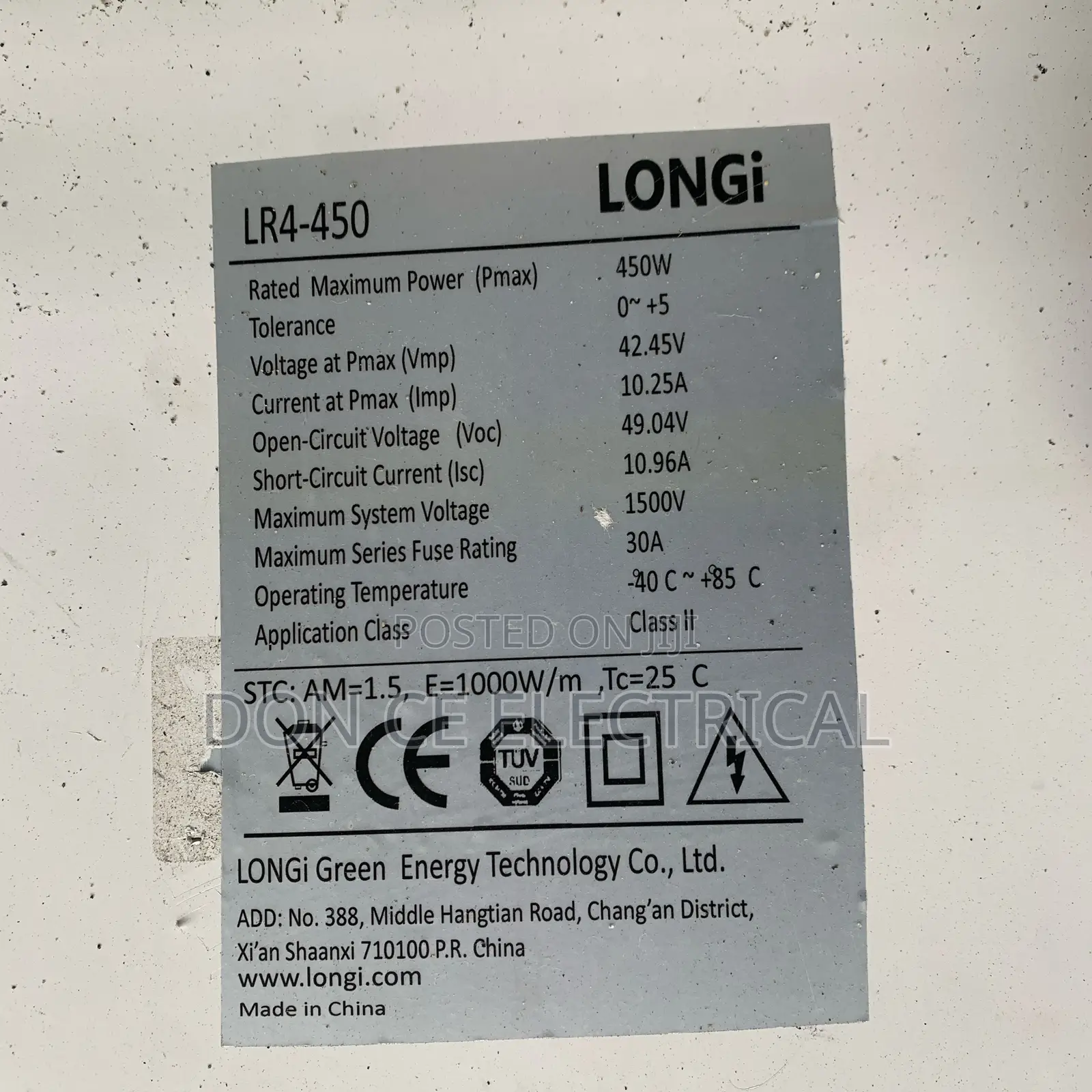 450watts Solar Panel