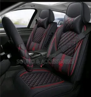 Lexus Black Redline Luxury Crown 5pcs/Set Full Cover Seatcover