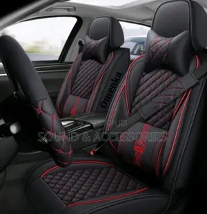 Lexus Black Redline Luxury Crown 5pcs/Set Full Cover Seatcover