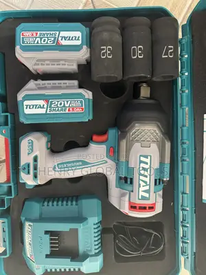 TOTAL 20V Brushless Cordless Impact Wrench – 1350N·m