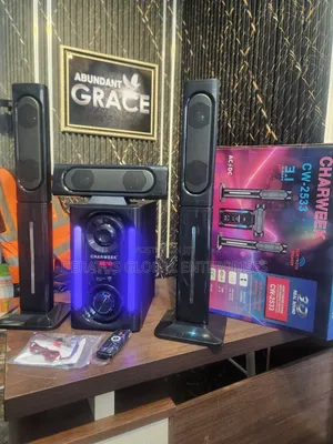 Charweek Home Theater Speaker With LED Lights