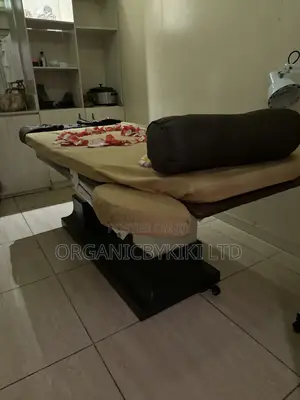 Professional Massage Table Inside a Spa or Wellness Treatment Room