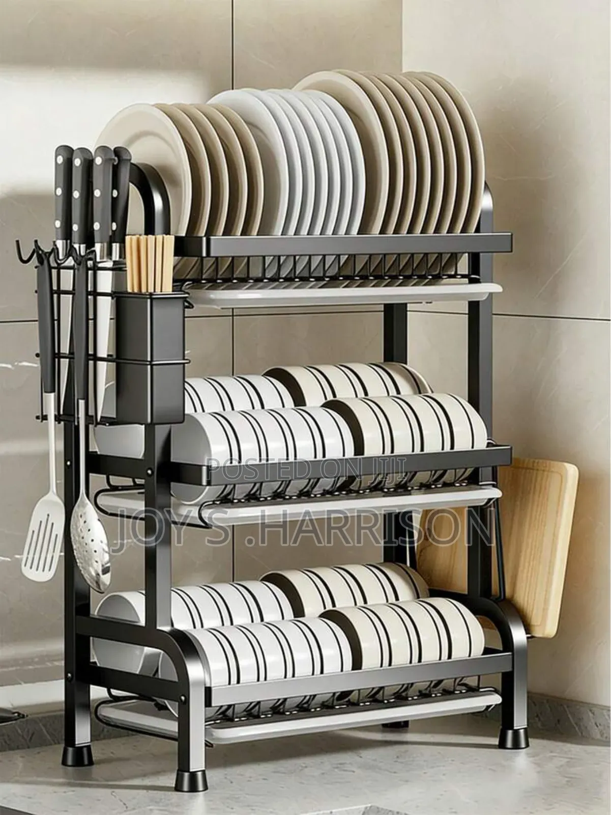 3 Layers High Quality Rust Resistant Plate Rack .It Is Rust Free