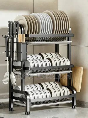 3 Layers High Quality Rust Resistant Plate Rack .It Is Rust Free