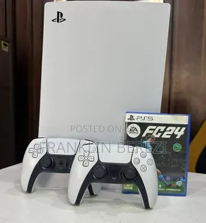 PlayStation 5 Fat With One Pad With Two CD Available in the Shop Now