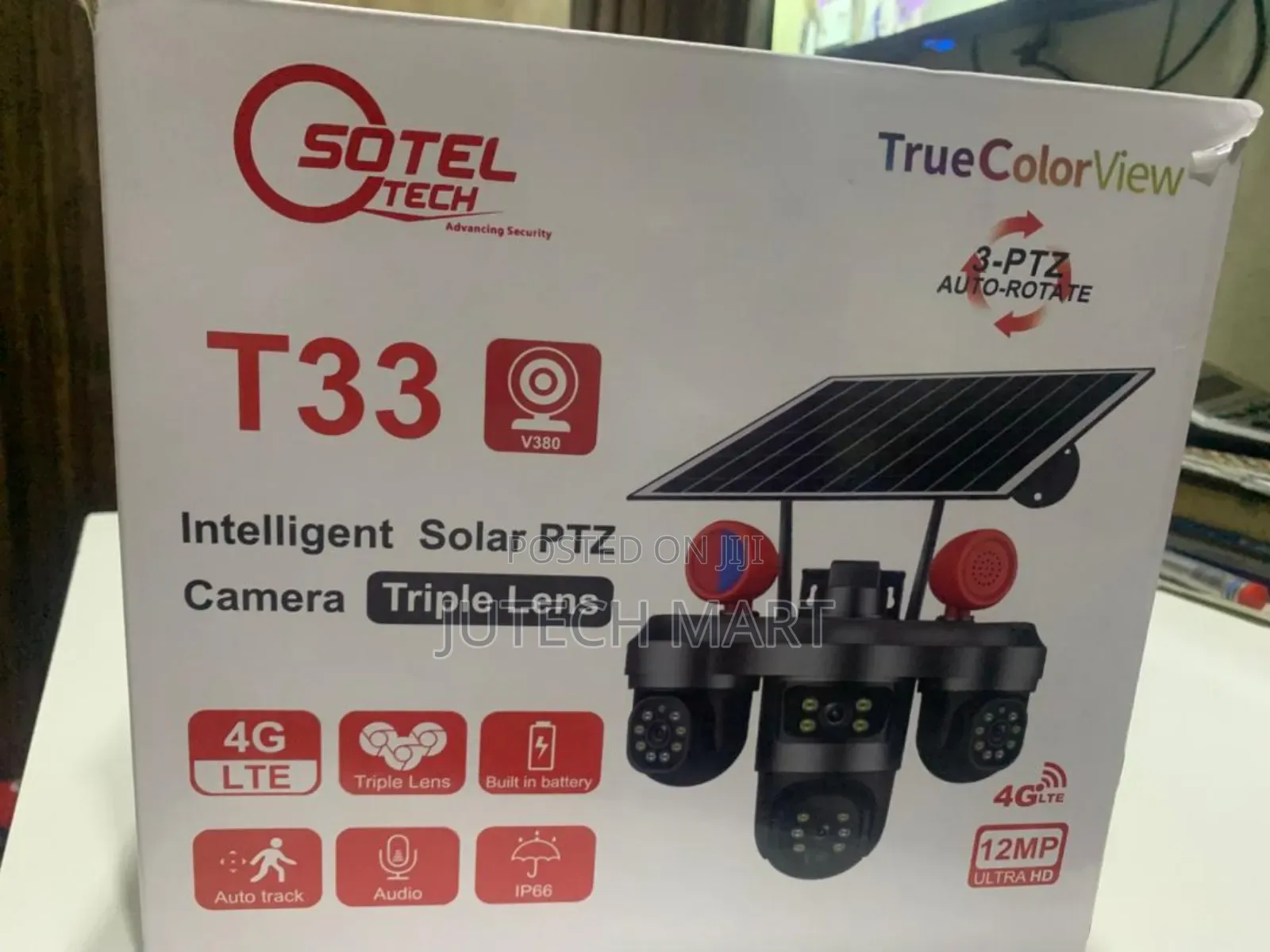 3ptzs 4g Solar CCTV Camera
