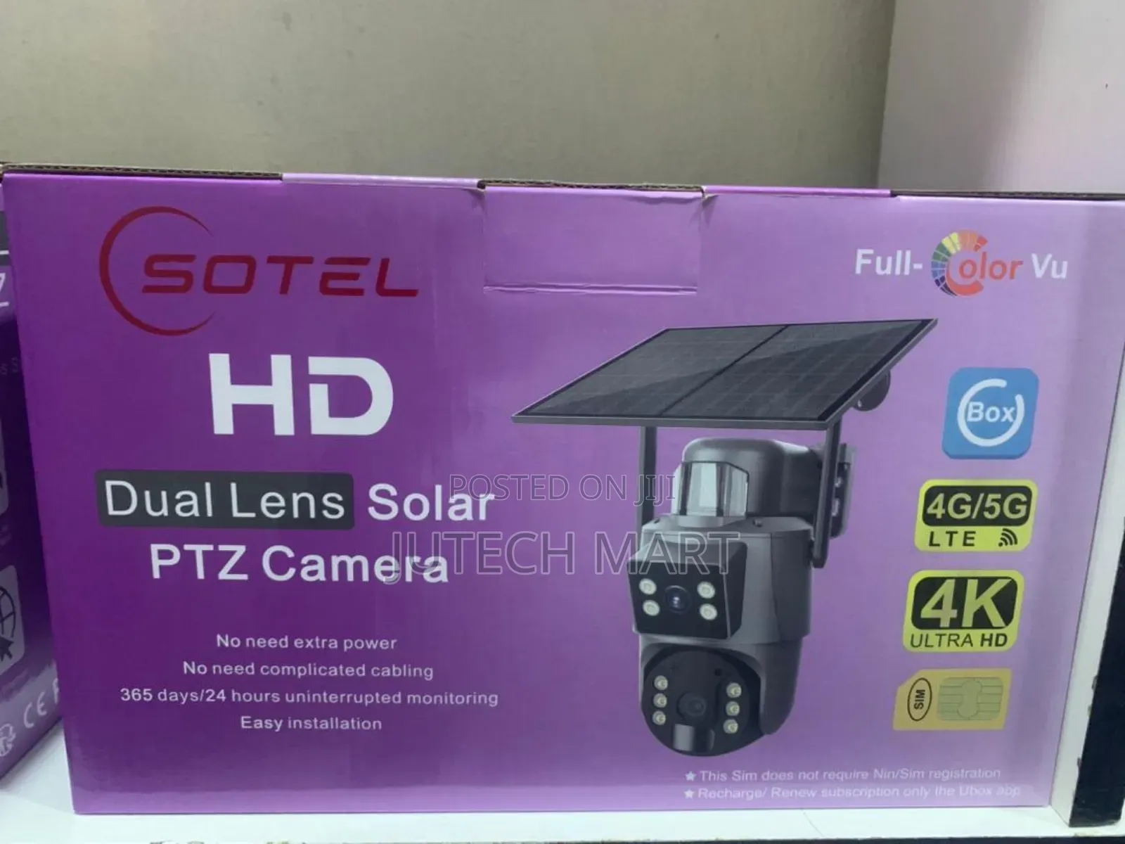 Quality Dual Lens Solar Camera