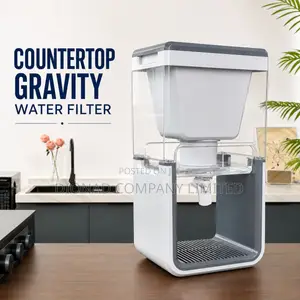 Gravity Water Filter Alkaline Countertop, Tap Borehole and Rain Water
