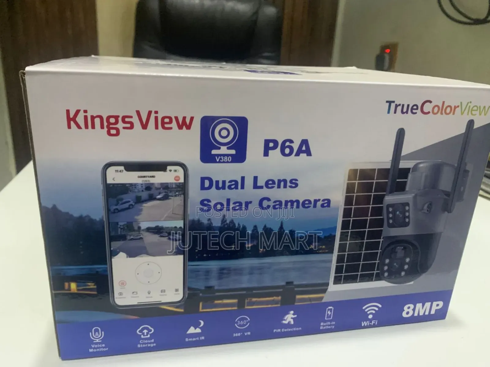 WiFi Dual Lens Solar Camera