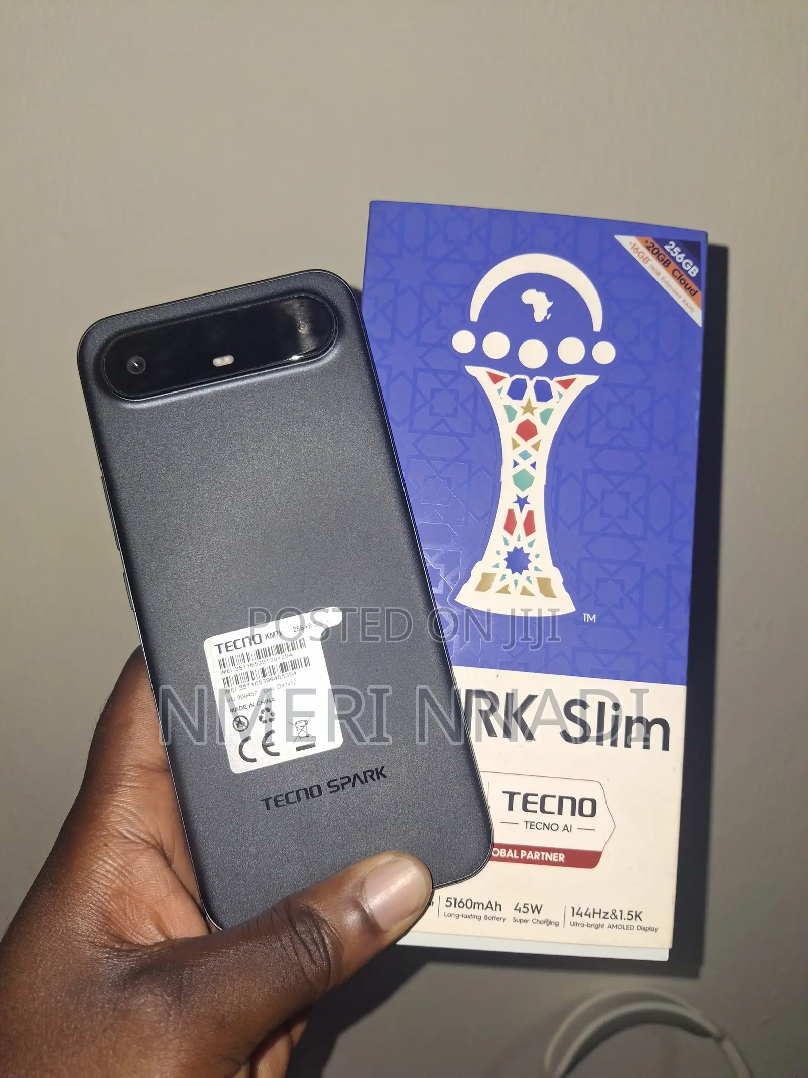 Tecno Spark Slim 256 GB Gray