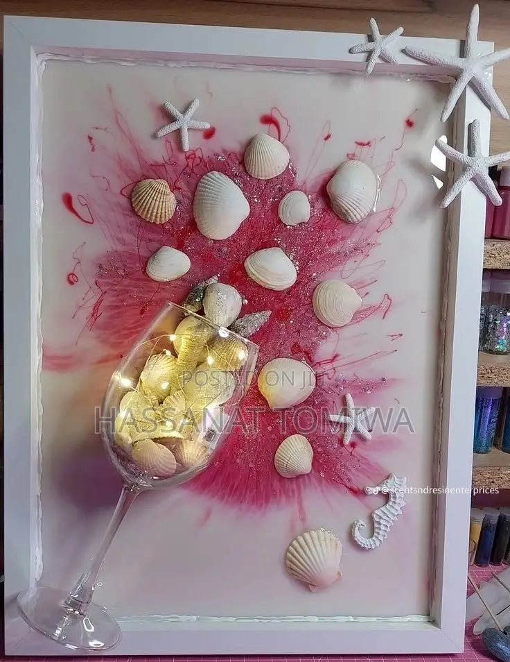 Luxury Handmade Resin Decorative Tray