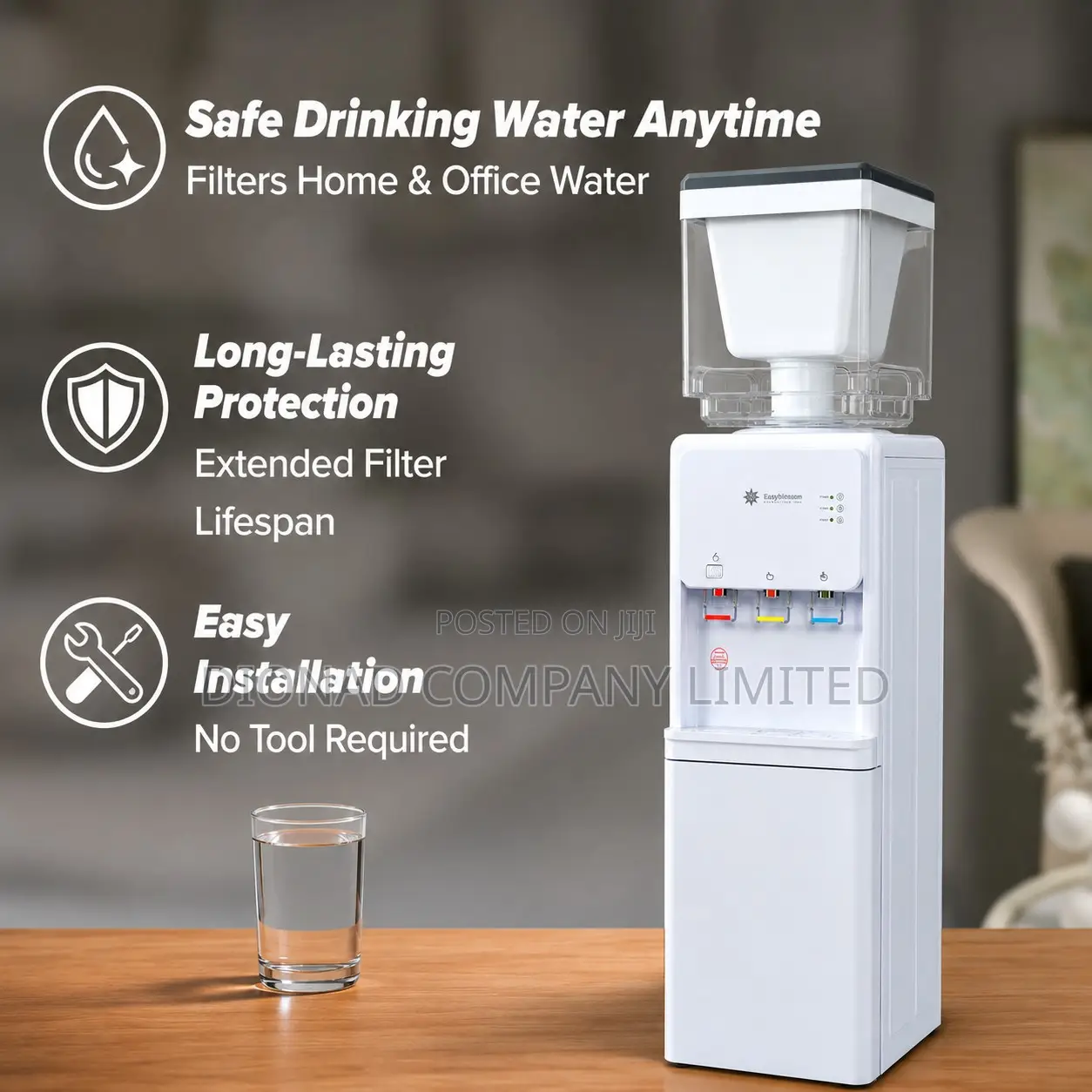 Dispenser Top Gravity Water Filter