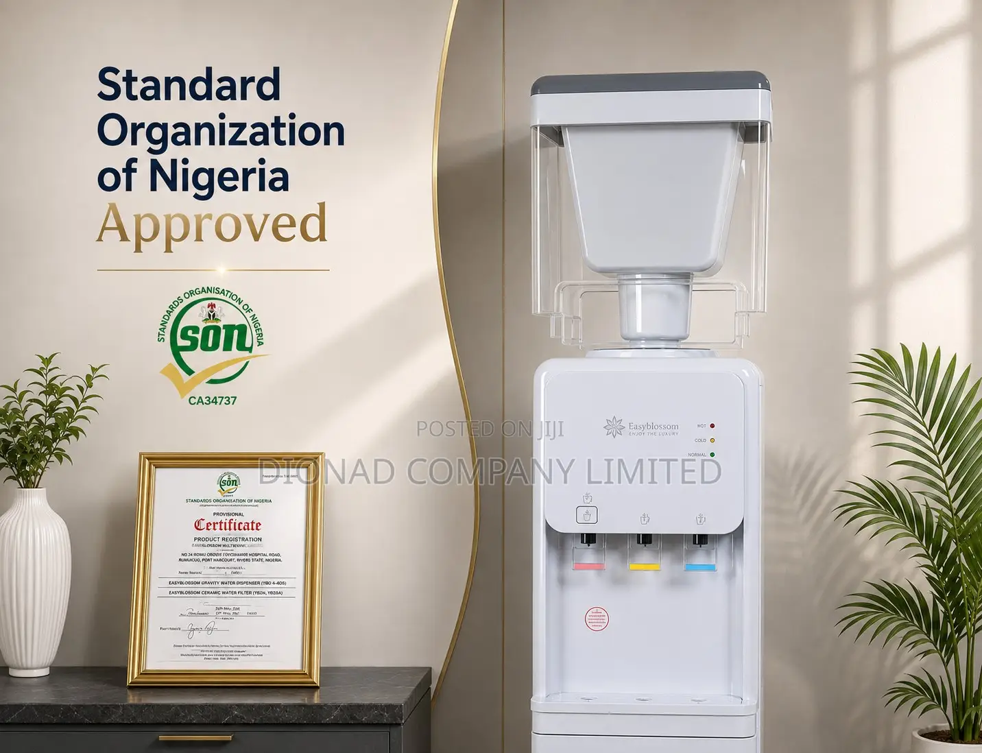 Dispenser Top Gravity Water Filter