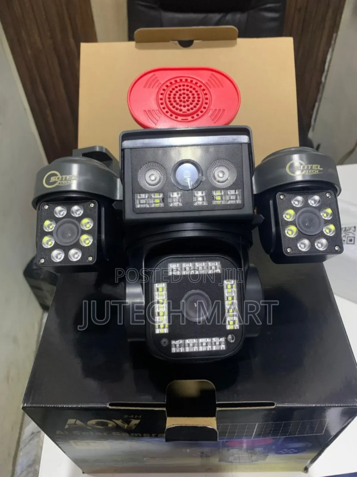 4g/E-Sim 4 Lens Solar Camera