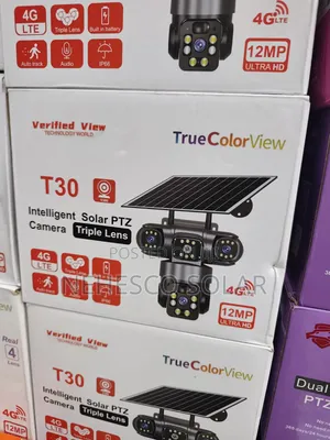 T30 Solar Powered 4g PTZ CCTV Camera