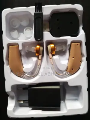 Amplifier Adjustable Hearing Aid Two Ear Piece