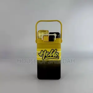 Colourful Square-Shaped Gradient Water Bottles
