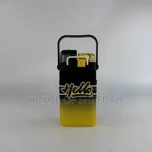 Colourful Square-Shaped Gradient Water Bottles
