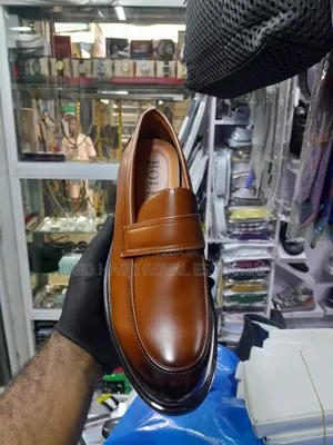 Premium Men's Bold Single-Sole Leather Penny Loafers – Brown