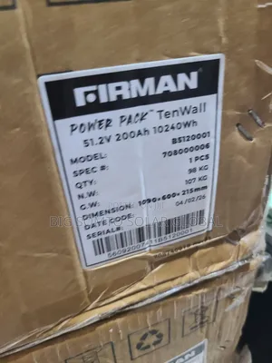 10kwh/48v Firman Lithium Battery