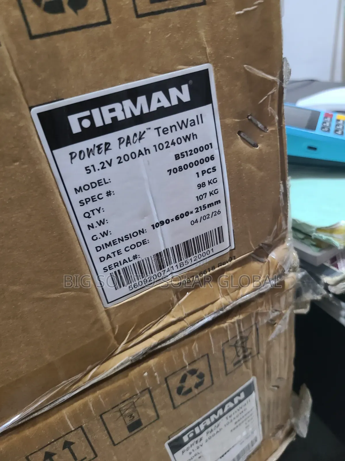 10kwh/48v Firman Lithium Battery