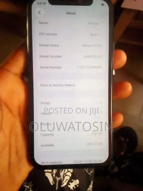 Apple iPhone 11 Pro 256 GB Black