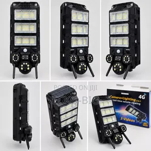 2-in-1 Solar Street Light and Multi-Lens CCTV Camera