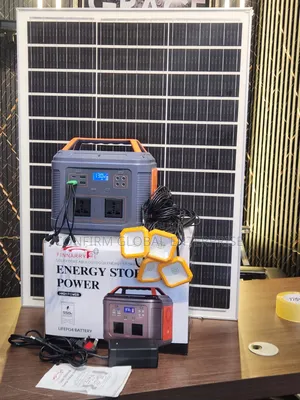 500W Solar Generator With 100W Solar Panel 4 Bulbs