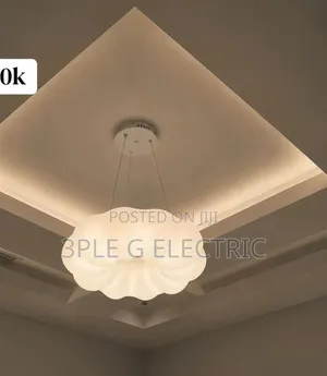 White Body Dropping Chandelier