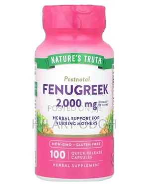 Natures Truth Fenugreek 100Capsules 2000 Mg