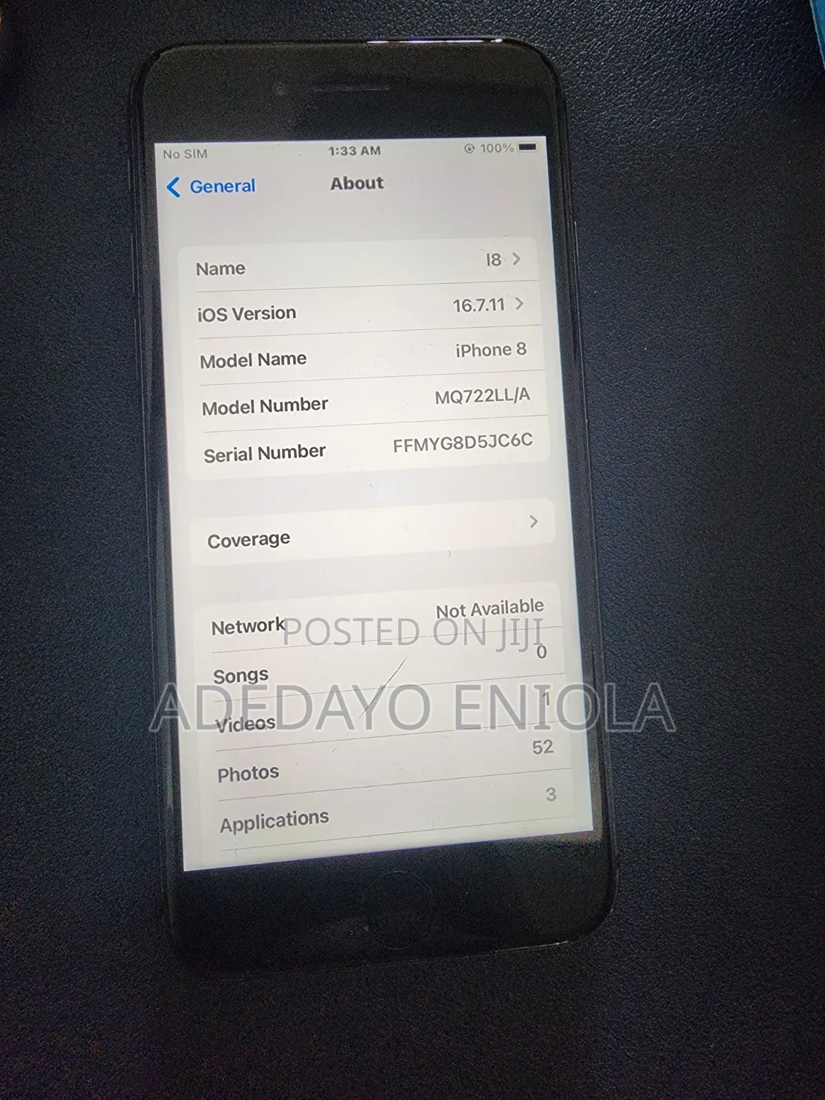 Apple iPhone 8 64 GB Graphite