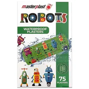 Masterplast Robot Kids Waterproof Plasters (75 Pcs)